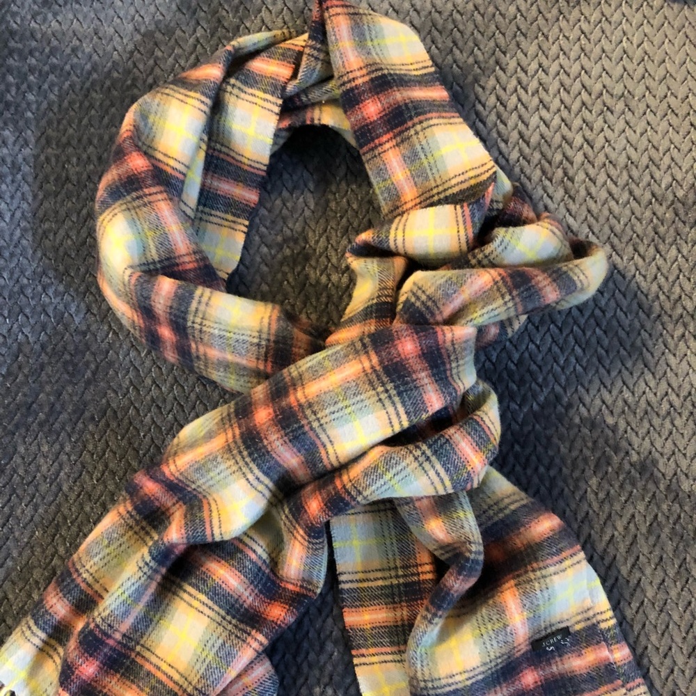 Jcrew plaid scarf